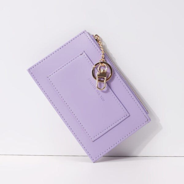 Small And Short Zipper Ultra-Thin Card Holder - Image 4