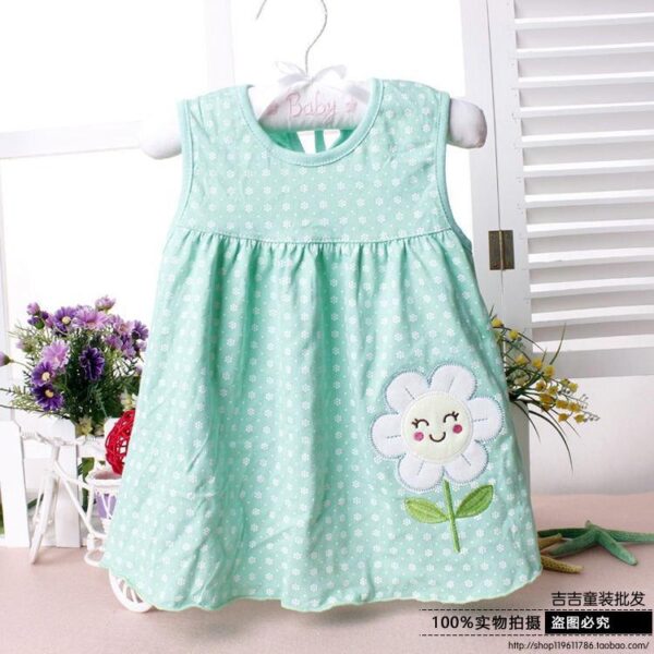 Girls Baby Dress Girls Summer Vest Princess Skirt Suspender Skirt Baby Children's Clothing Wholesale - Image 4