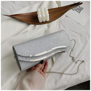 Simple Texture Chain Shoulder Messenger Bag