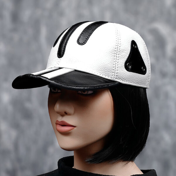 Leisure Outdoor Top Leather Baseball Cap