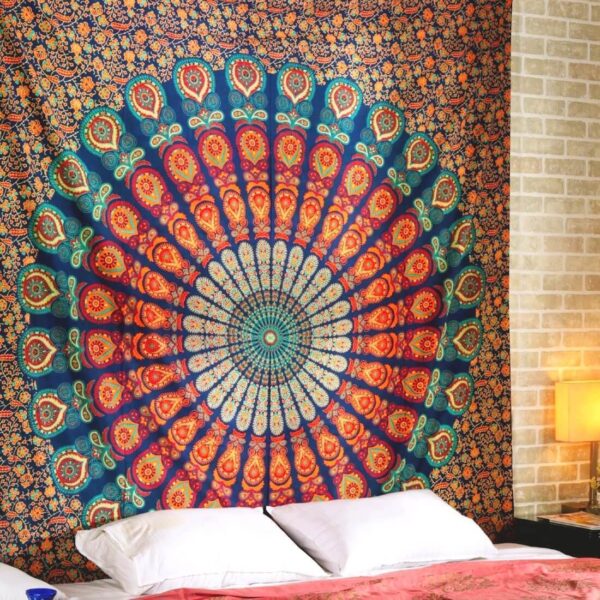 Printed Mandala Home Tapestry Wall Hanging Wall Decoration - Image 7
