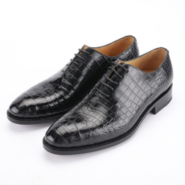 Fashion New High-end Leather Men's Shoes - Image 4