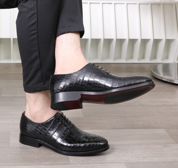 Fashion New High-end Leather Men's Shoes - Image 8