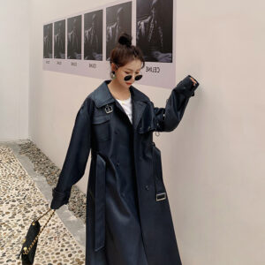 Mid-length Women's Loose Large Size British Style Waist Coat