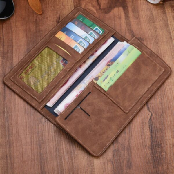 Genuine Leather Purses Coin Bag Men's Wallets - Image 4