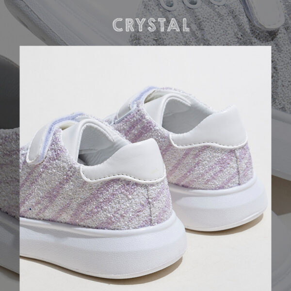 Soft-soled Children's Sneakers With Velcro Girl's Shoes - Image 3