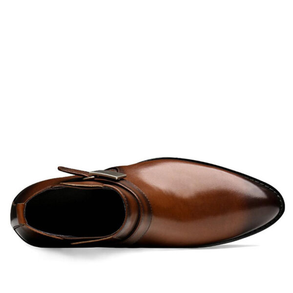 British Men's Autumn And Winter High-top Leather Shoes Martin Boots - Image 6