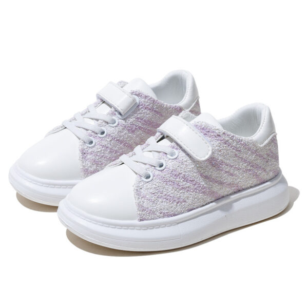 Soft-soled Children's Sneakers With Velcro Girl's Shoes - Image 2