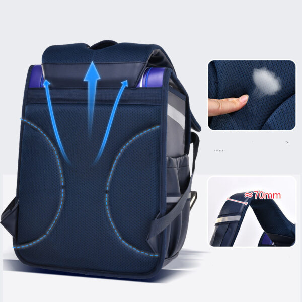 New Student Clamshell Schoolbag With Large Capacity And Waterproof - Image 3