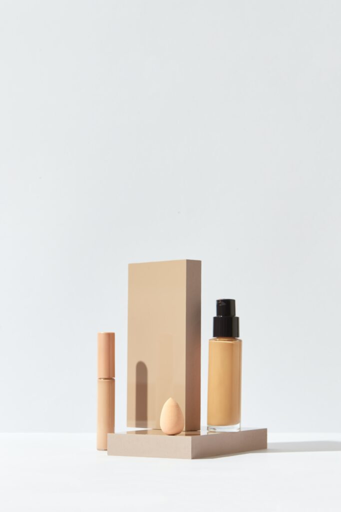 A collection of nails care beauty products