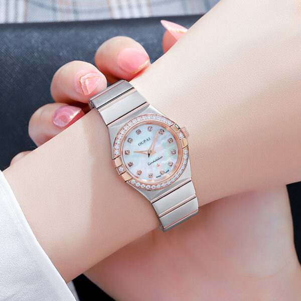 Constellation Watch Women's Waterproof Thin Belt Small Fashion Elegant - Image 2