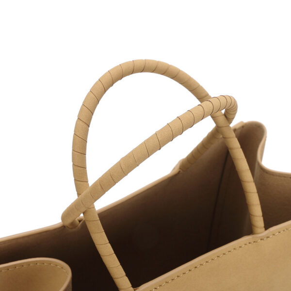 Kraft Paper Bag Leather Handbag - Image 6