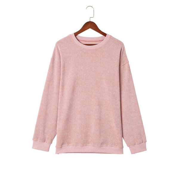 European And American Leisure Style Oversize Solid Color Pullover - Image 2