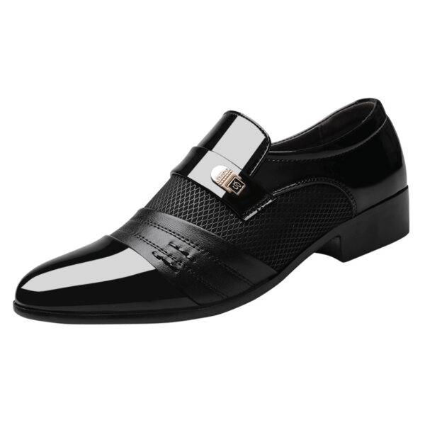 Men's shoes leather shoes men's casual shoes - Image 3