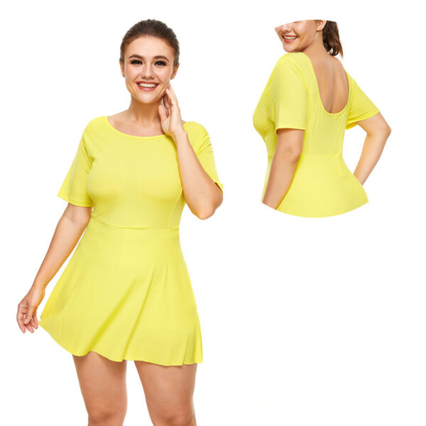 Tennis Dresses With Safety Pants Women Backless Golf Mini Sport Dress