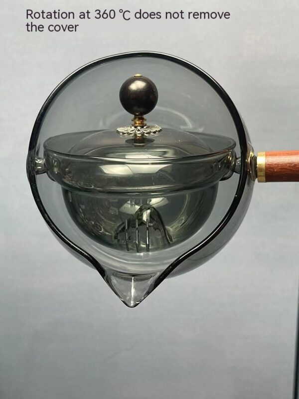 Side Handle Teapot Glass Enclosure Furnace Tea Cooker Household Kitchen Gadgets - Image 7