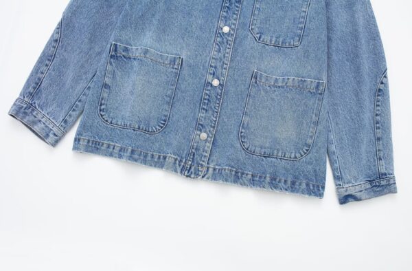 Loose Denim Jacket Coat Women's Jeans - Image 9