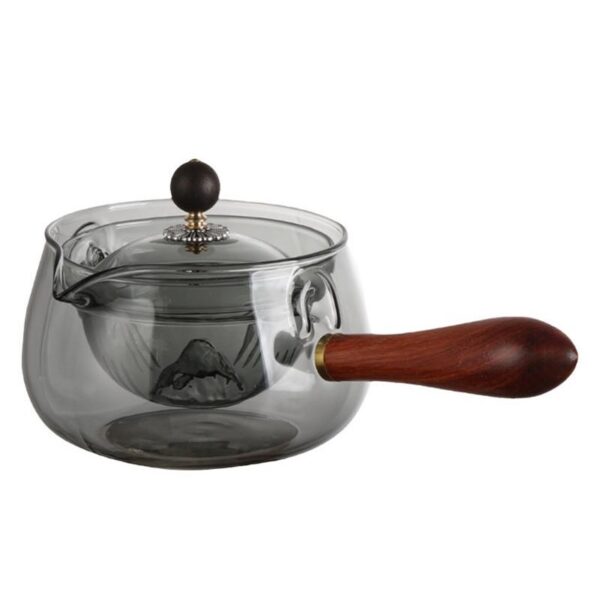 Side Handle Teapot Glass Enclosure Furnace Tea Cooker Household Kitchen Gadgets - Image 8