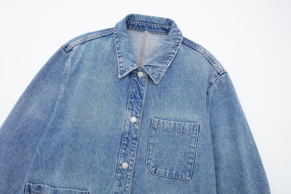 Loose Denim Jacket Coat Women's Jeans - Image 5