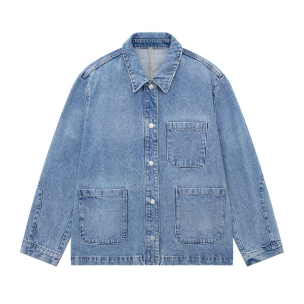 Loose Denim Jacket Coat Women's Jeans - Image 4