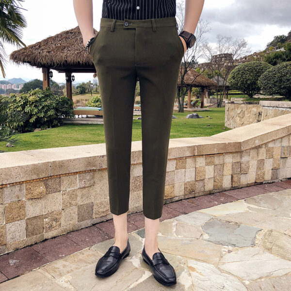 Miyas - Trend Casual Slim Straight Suit Pants - Image 7