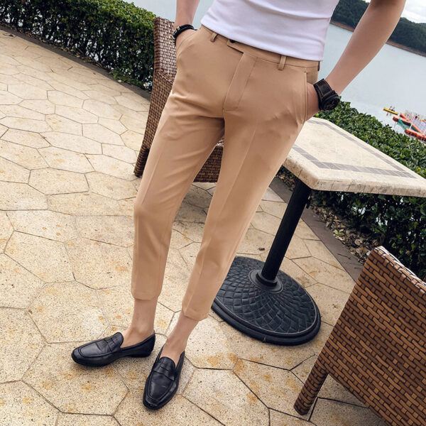 Miyas - Trend Casual Slim Straight Suit Pants - Image 2