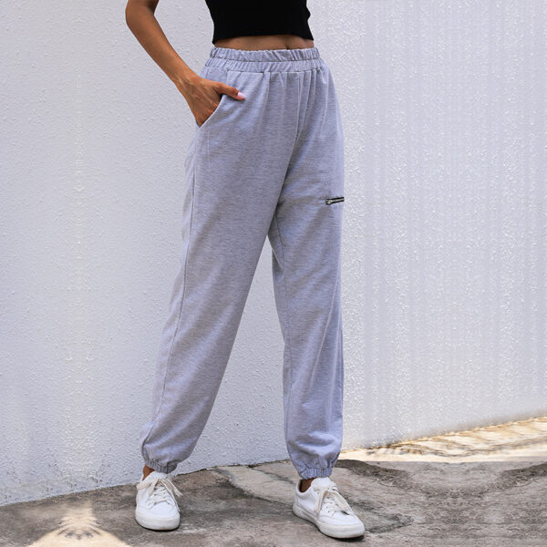 High Waist Loose Straight-leg Casual Suit Pants - Image 10