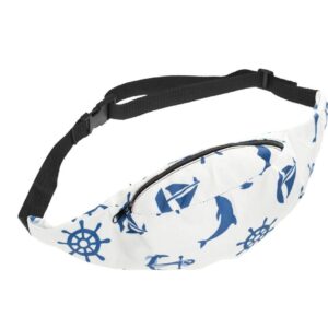 3D Printed Women Fanny Waist Packs Zipper Crossbody Shoulder Chest Handbags