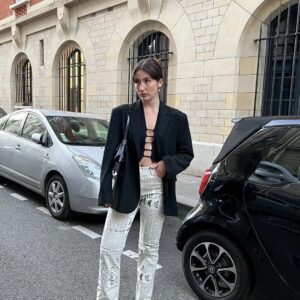 Ladies Ins Trendy Niche Pants Straight Slim