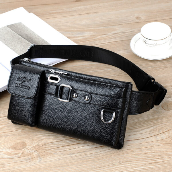 Luxury Brand Waist Bag Men Leather Fanny Pack Chest Bag Male Casual Belt Bags Sling Crossbody Bum Bag Belly Waist Packs Heuptas - Image 5