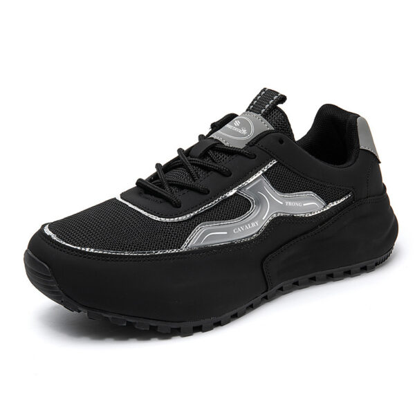 Men's Cattle Leather Bag Sole Student Leisure Sports Platform Height Increasing Insole - Image 4