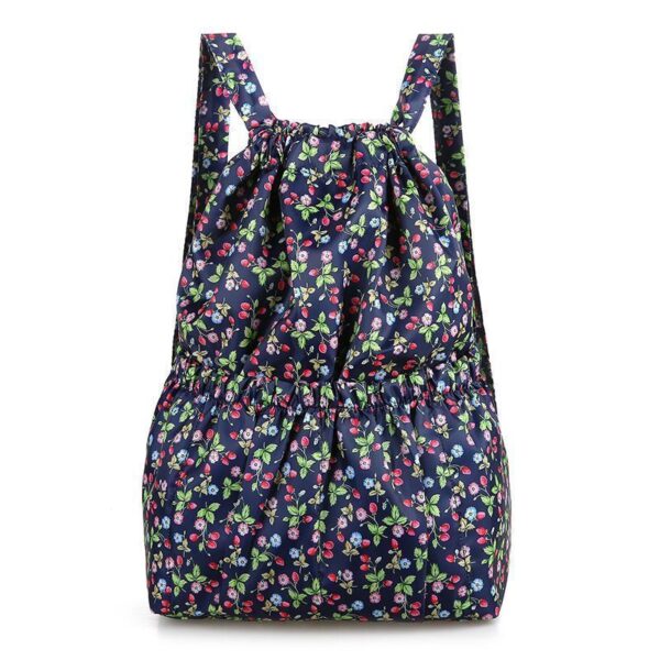 Simple Printed Backpack Drawstring Drawstring Pocket Backpack - Image 5