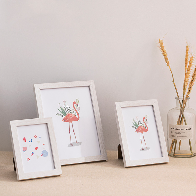 Simple Wooden Photo Frame Set Up Wall Picture - Image 2
