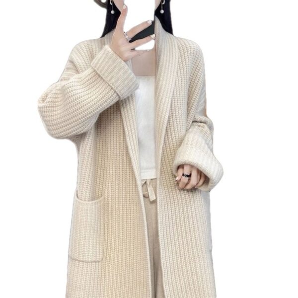 Warm All-match Simple Leisure Sweater Sweater Coat - Image 6