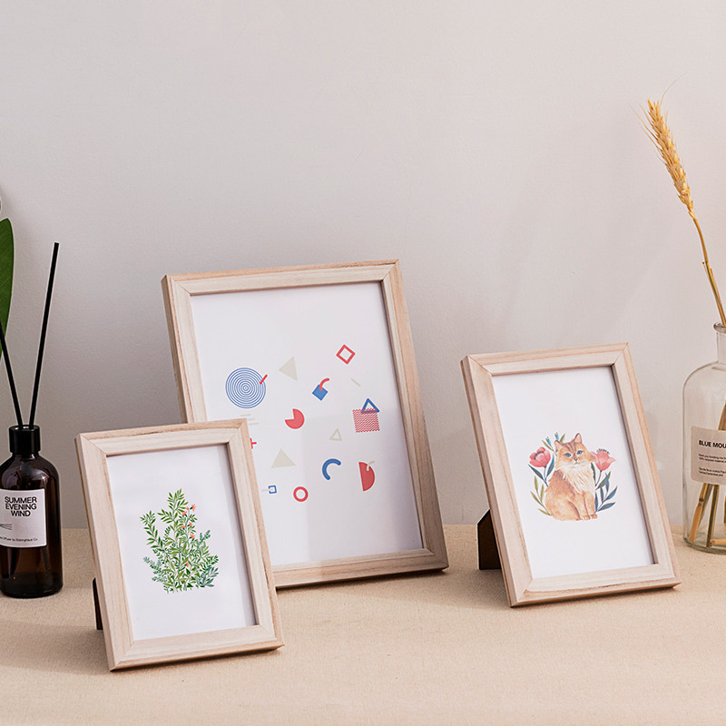 Simple Wooden Photo Frame Set Up Wall Picture - Image 3