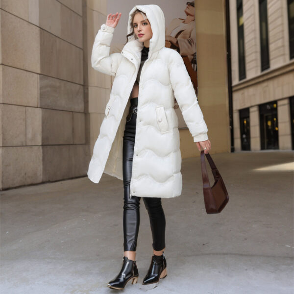 Women's Mid-length Winter Down Cotton Jacket - Image 5