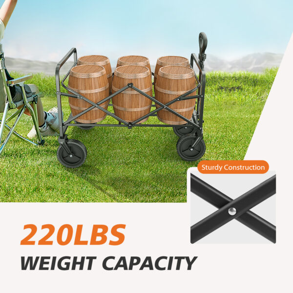 Foldable Carriage For Camping And Shopping - Image 2