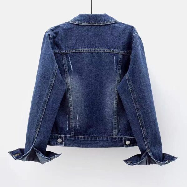 Denim Coat Women's Short Slim Jacket - Image 6