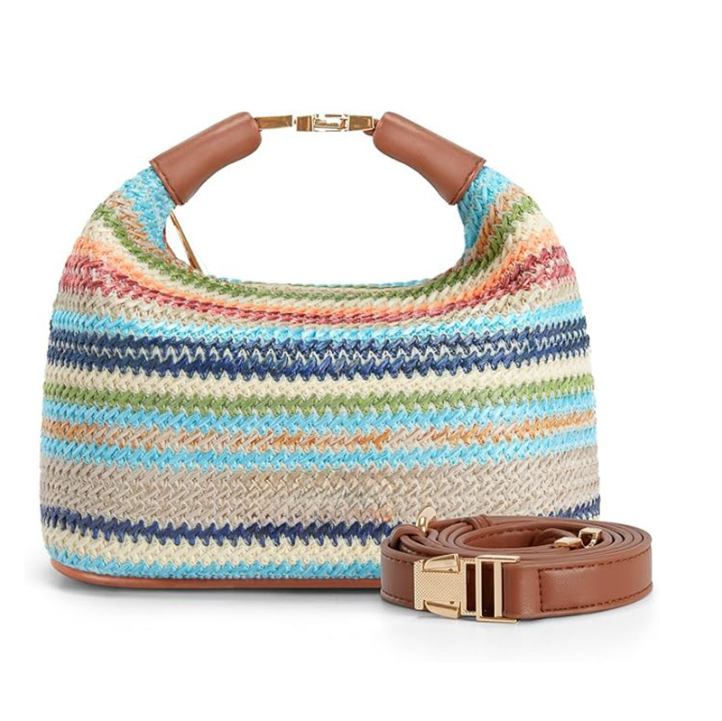 Simple Casual All-match Straw Shoulder Bag Crossbody Women's Bag - Image 4