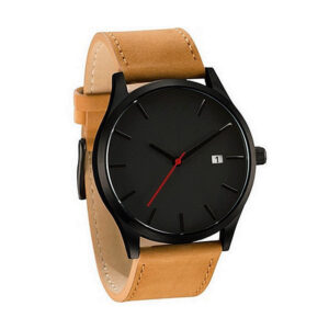 Casual Watch High-end Calendar Fashion Business Matte Leather Quartz Watch