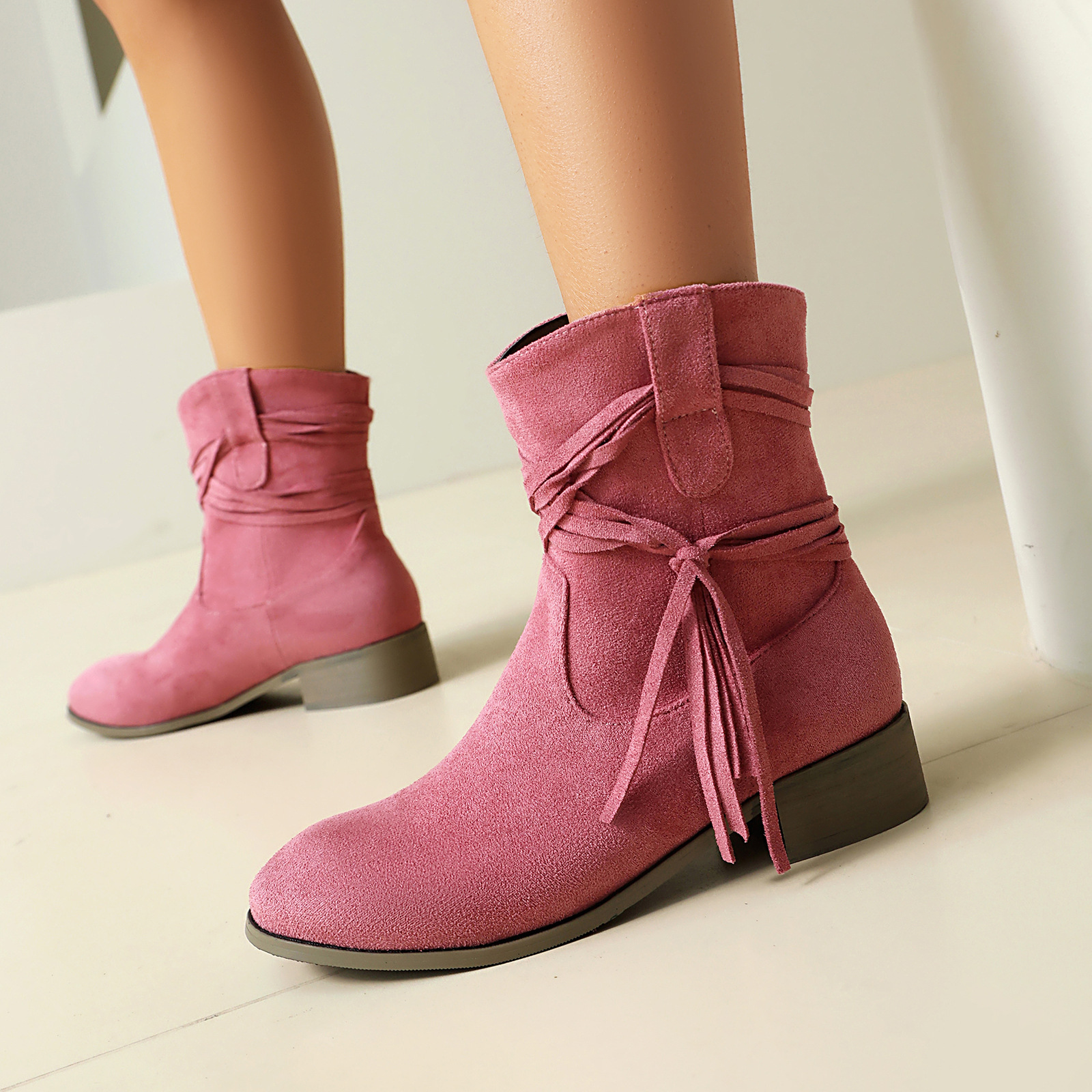 Tassel Women's Casual Ankle Boots - Image 6