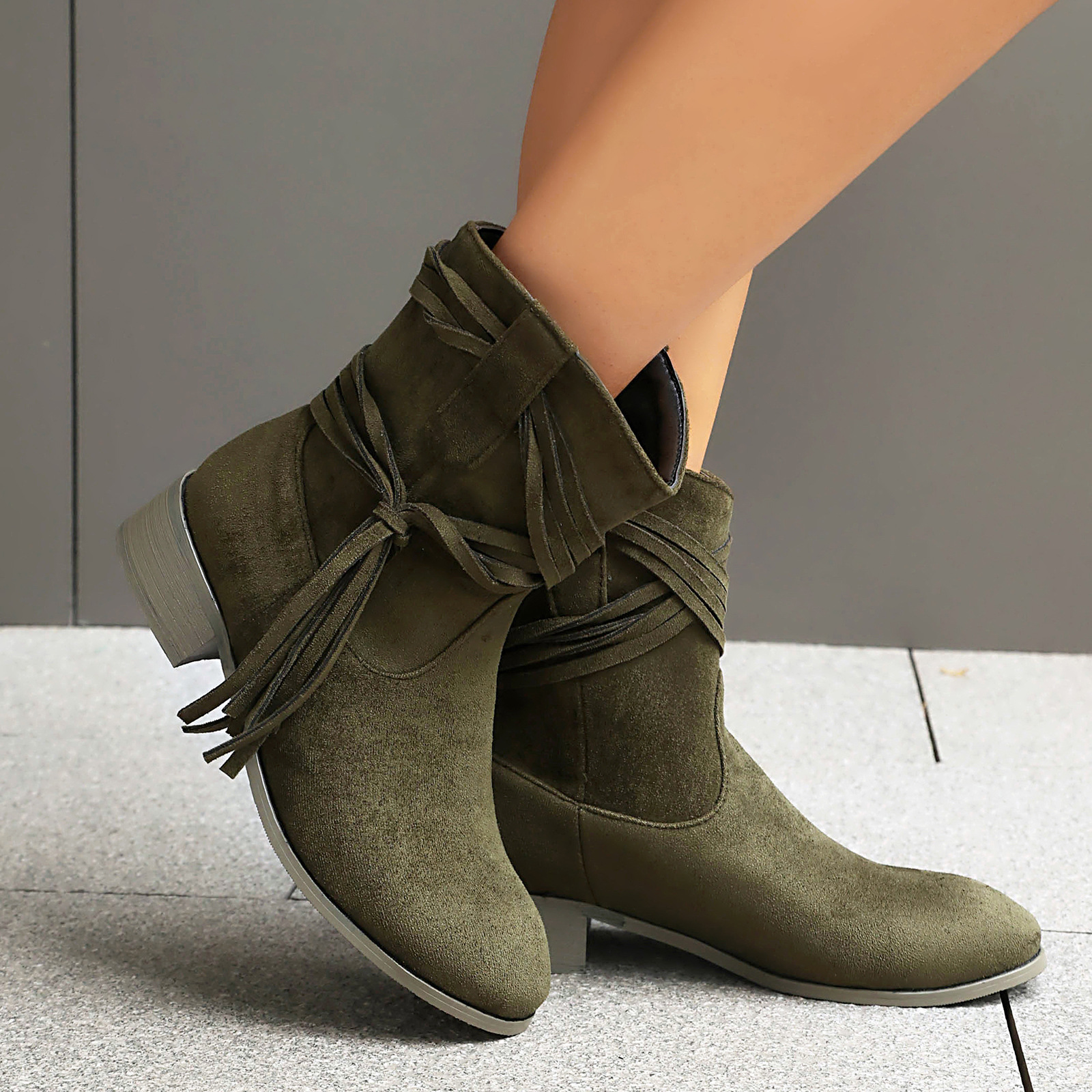Tassel Women's Casual Ankle Boots - Image 5