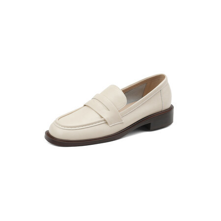 British-style Vintage Women's Heeled Leather Shoes - Image 4