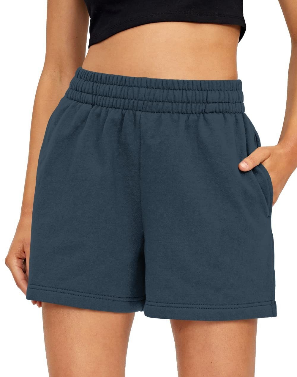 Womens Summer Casual Sports Comfortable Drawstring Shorts - Image 2