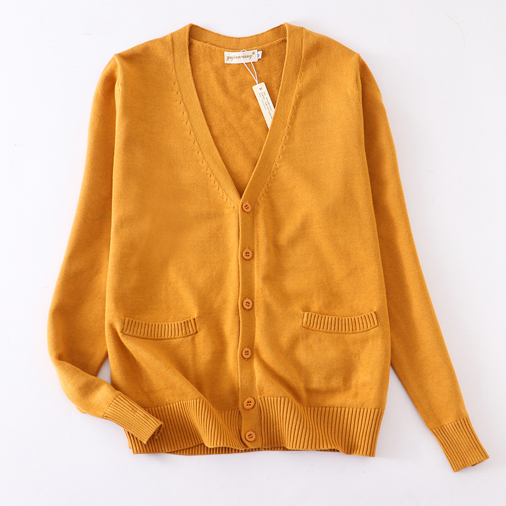Womens Fashionable Retro Casual Knitted Cardigan