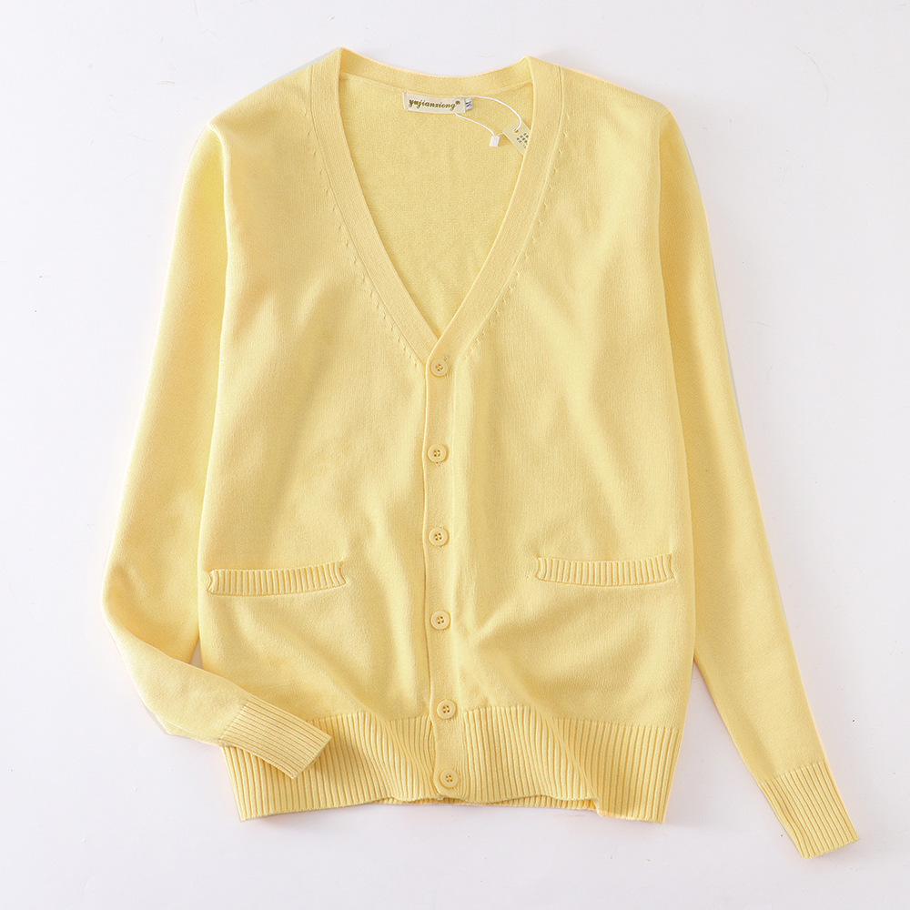 Womens Fashionable Retro Casual Knitted Cardigan - Image 9
