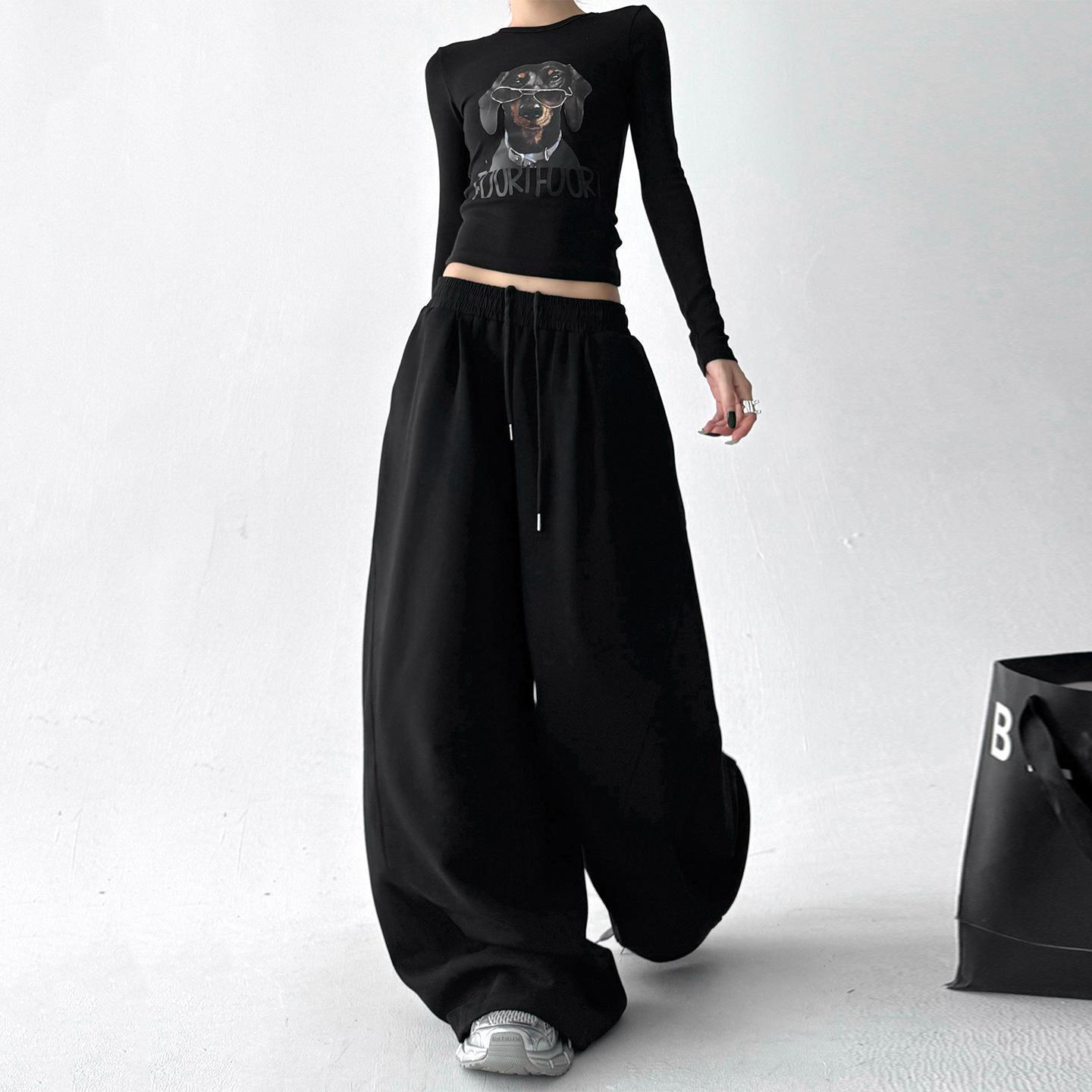 Laid-back Casual Pants American-style Womens Sweatpants - Image 5