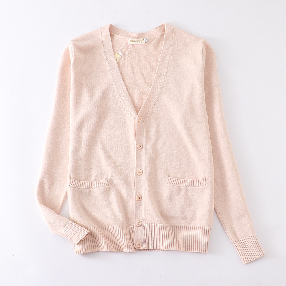Womens Fashionable Retro Casual Knitted Cardigan - Image 8