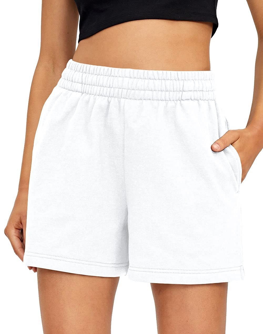 Womens Summer Casual Sports Comfortable Drawstring Shorts - Image 10
