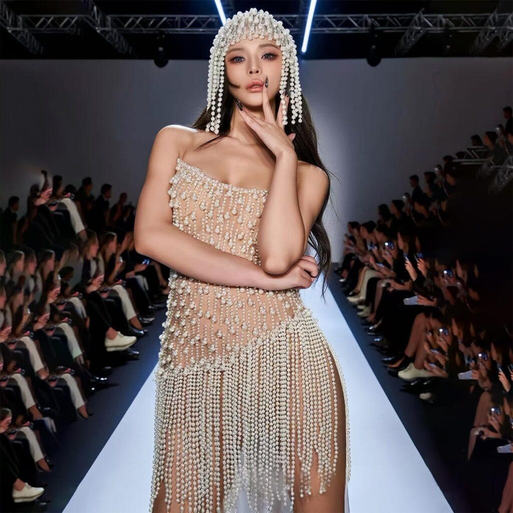 Womens Tassel-embellished Slim-fit Dress